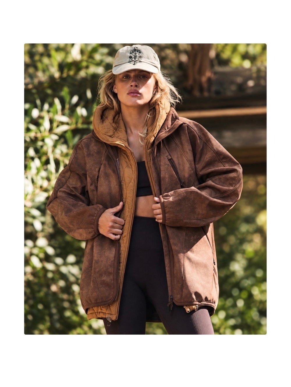 FP Movement Canyon Crushin' Jacket - Toasted Brown NWOT Size Large